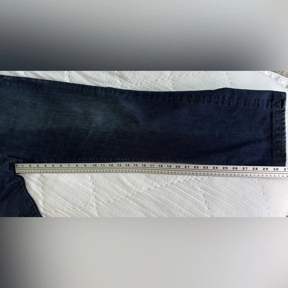 NWOT: Agave Denim Waterman Relaxed Straight 38x31 Triple Indigo Made in USA